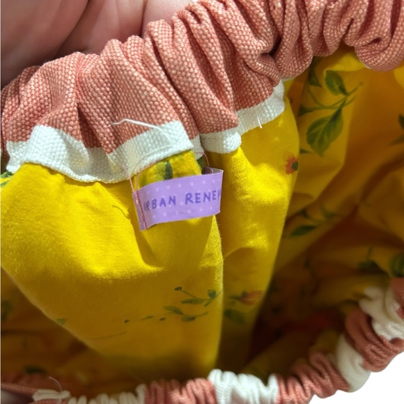 Urban renewal by urban outfitters bohemian pink stripe oversized tote bag purse - Picture 6 of 7